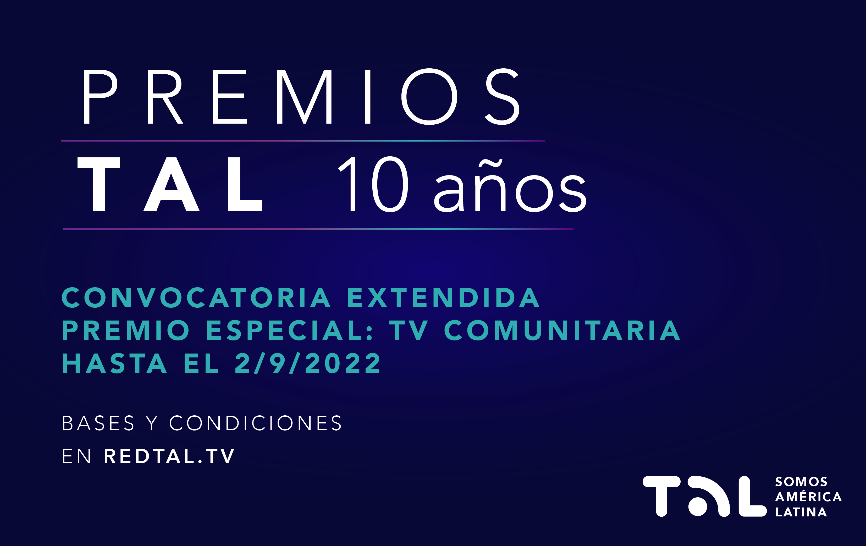 Se abre la convocatoria del Premio Especial: TV Comunitaria de los Premios TAL 2022